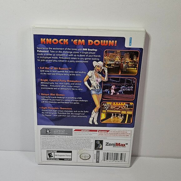 AMF Bowling Pinbusters! for Wii Video Game - Picture 2 of 4